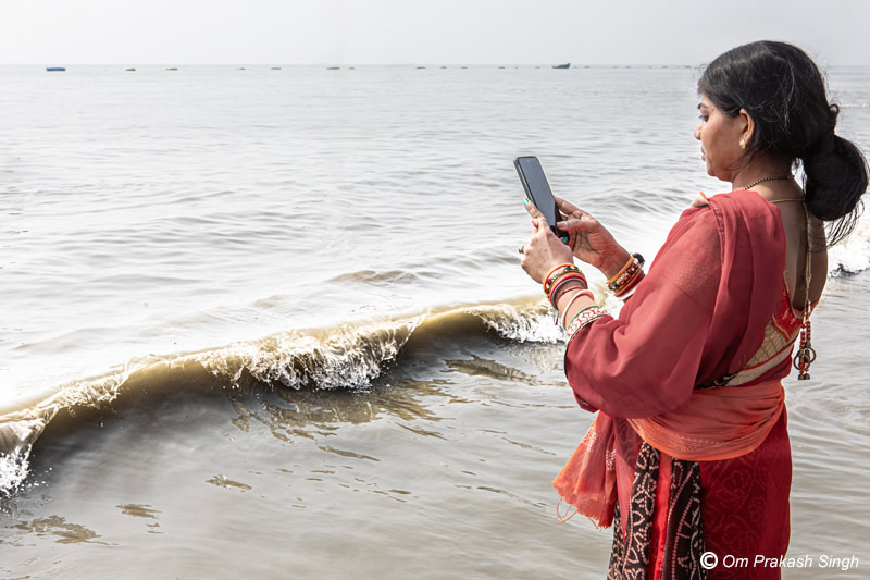 Capturing the movement of soothing waves in the camera at Sagar Island in South 24 Parganas district, West Bengal helps boost mental health